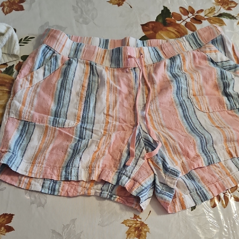 Lane Bryant Multicolor Striped Women's Shorts